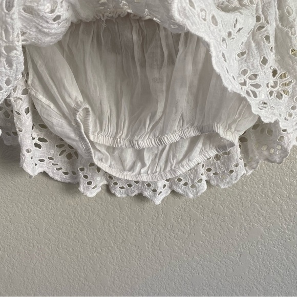 NWOT People Crop Top Eyelet in White - Picture 8 of 10